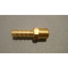 C33430 Messing slangtule ¼" x 5/16 (8 mm). 