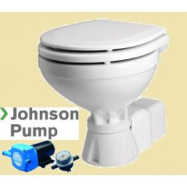 66804723101 Elektrisch bediend toilet 12V, type AquaT Silent Compact.