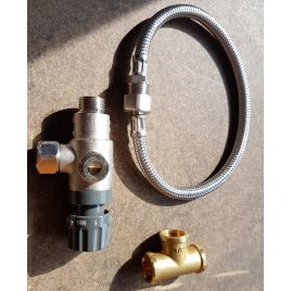 66564746401 AquaH thermostatische watermixer ½"  voor Hotallpa en Johnson boilers.