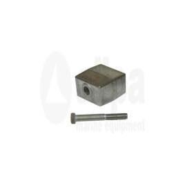 017656A Alu Anode Bombardier OMC Side Pocket Anode.