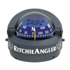 067032 'Ritchie Explorer/Angler' Opbouwkompas RA-93. Bolle roos. Grijs.